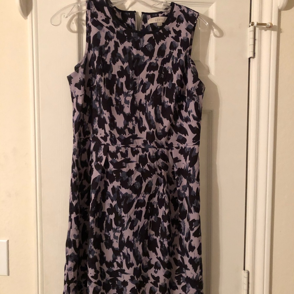 Loft Leopard-like Pattern Dress Sz 4